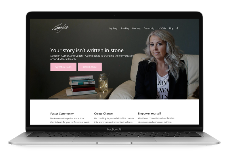 Website Design & Development for Connie Jakab