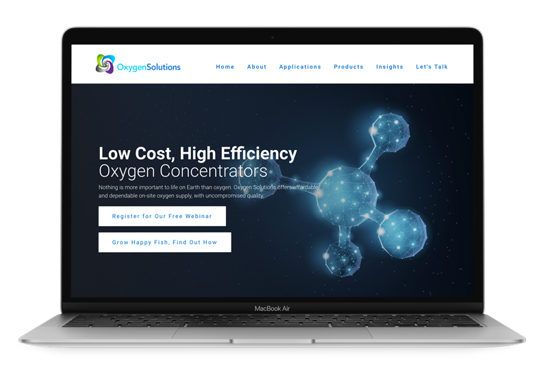 Website Design & Development for OSI Oxygen